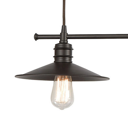 ELK Lighting Spindle Wheel Island Light, Oil Rubbed Bronze