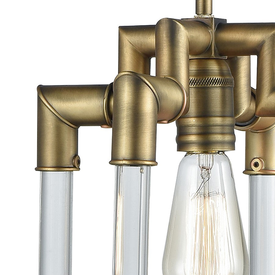 1 Light Mini Pendant, Brass