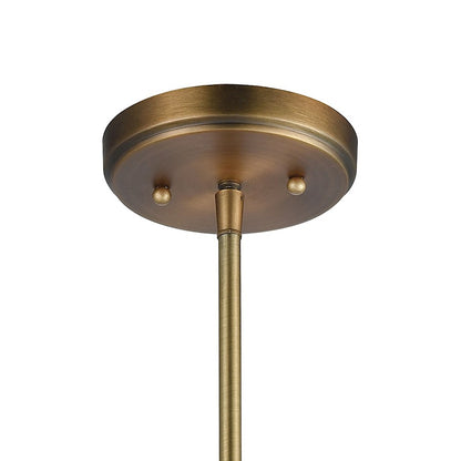 1 Light Mini Pendant, Brass