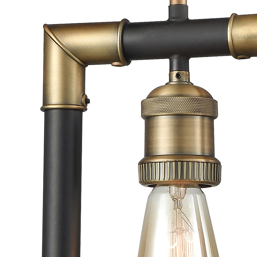 1 Light Mini Pendant, Brass and Bronze