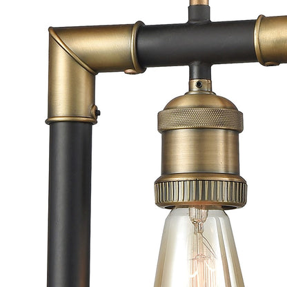 1 Light Mini Pendant, Brass and Bronze