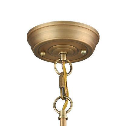 1 Light Mini Pendant, Brass and Bronze