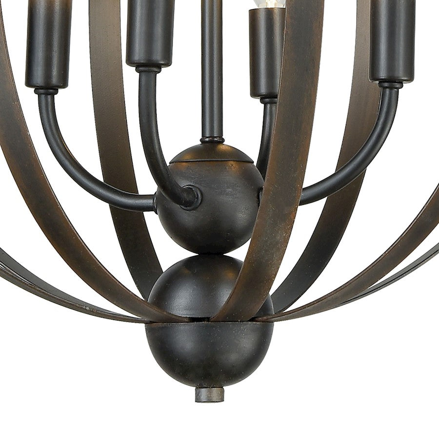 Duvoux Chandelier, Oil Rubbed Bronze