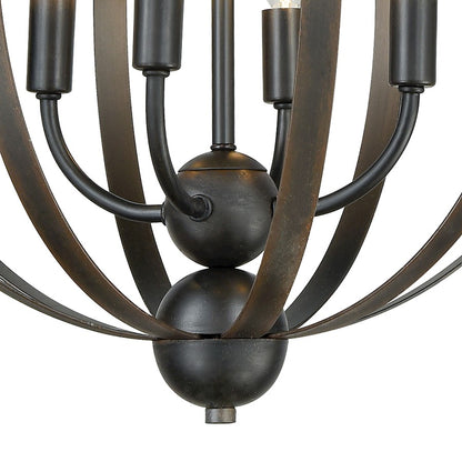 Duvoux Chandelier, Oil Rubbed Bronze