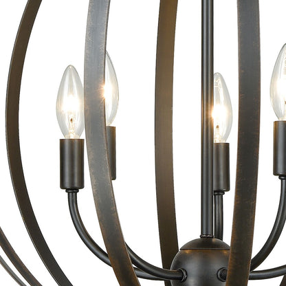 Duvoux Chandelier, Oil Rubbed Bronze