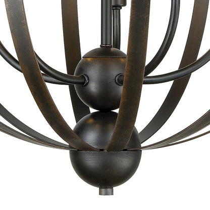 Duvoux Chandelier, Oil Rubbed Bronze