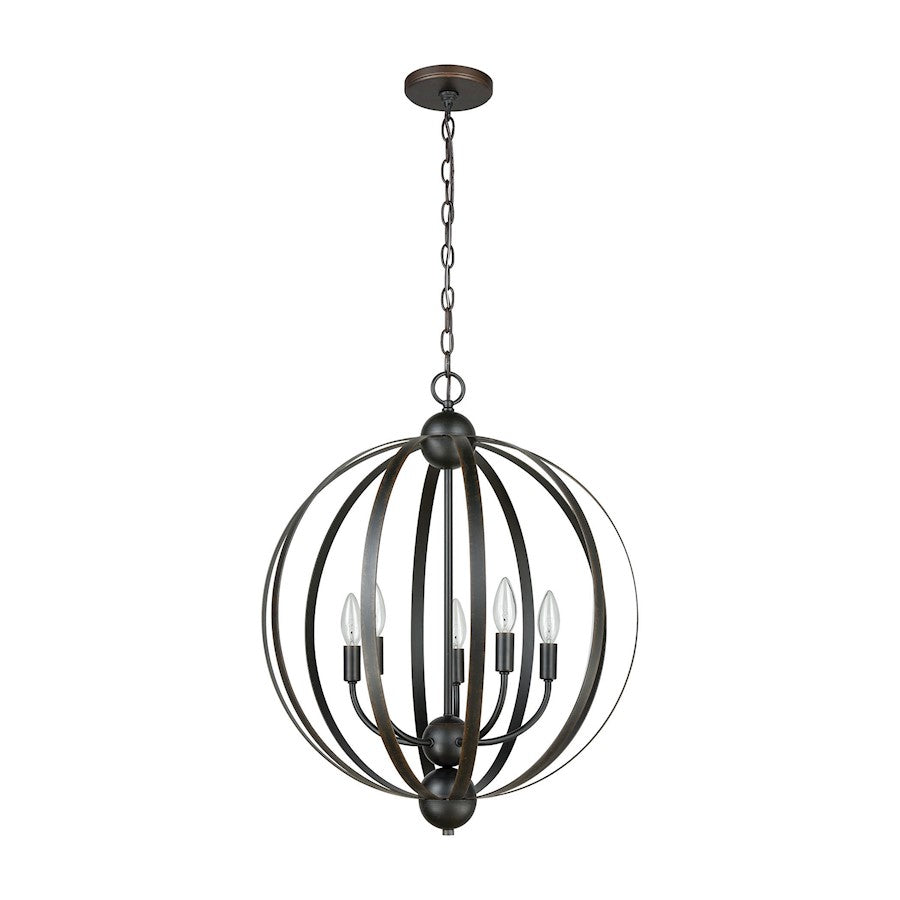 Duvoux Chandelier, Oil Rubbed Bronze