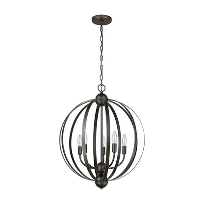 Duvoux Chandelier, Oil Rubbed Bronze