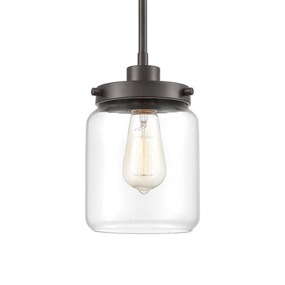 1 Light Mini Pendant, Oil Rubbed Bronze
