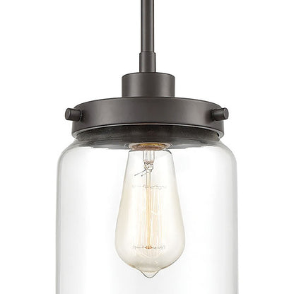 1 Light Mini Pendant, Oil Rubbed Bronze