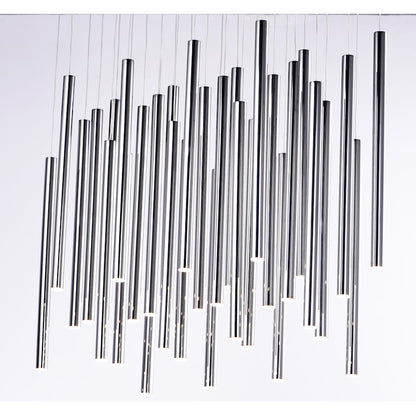 ET2 Lighting Flute Pendant, Black Chrome