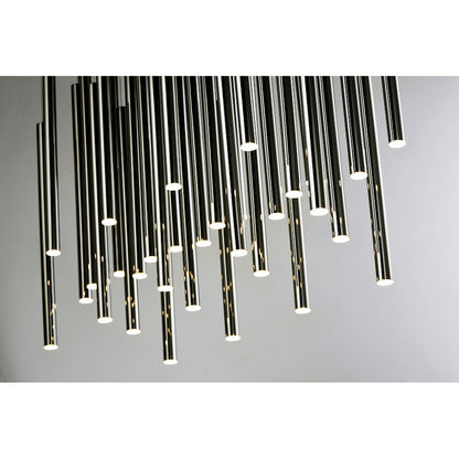 ET2 Lighting Flute Pendant, Black Chrome