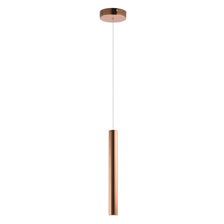 ET2 Lighting Flute Mini Pendant in Rose Gold