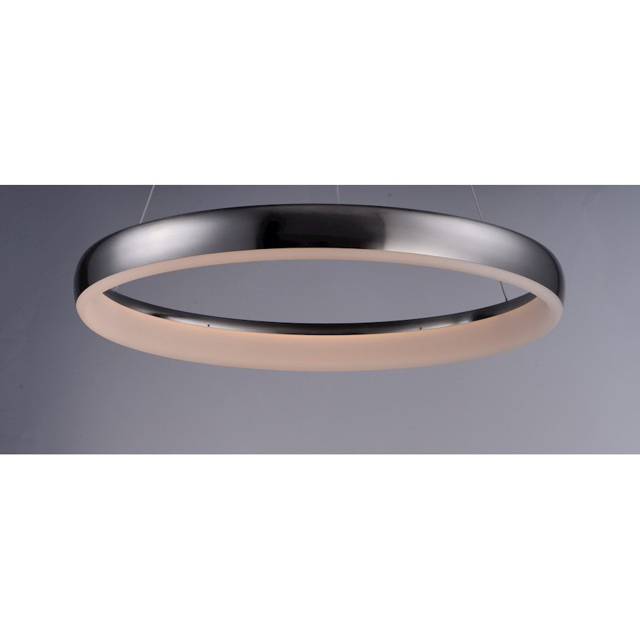 ET2 Lighting Innertube-Single Pendant, 28W, Satin Nickel