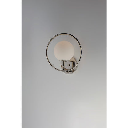 ET2 Lighting Revolution 1-Light Wall Sconce in Polished Nickel