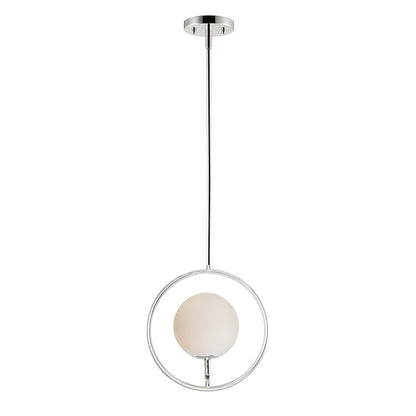 ET2 Lighting Revolution 1-Light Mini Pendant in Polished Nickel