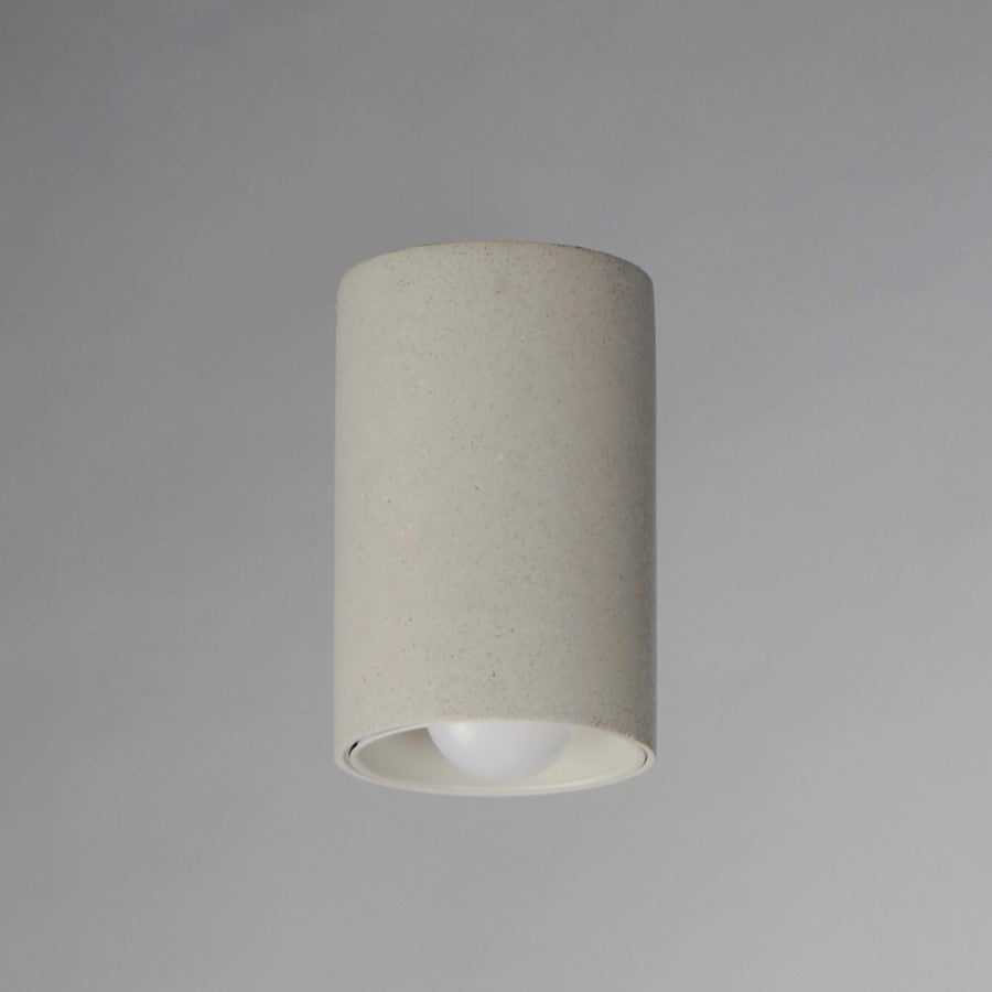 ET2 Lighting Pilar 1 Light LED Flush Mount, Sandstone