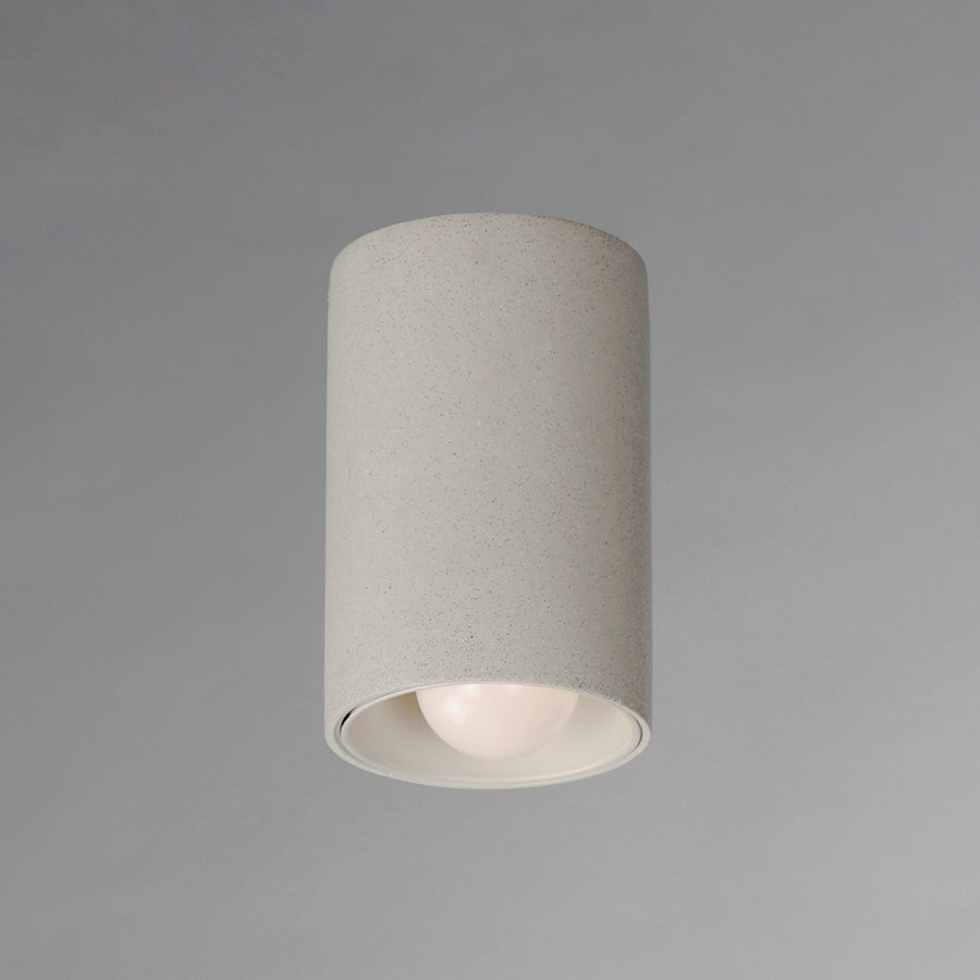 ET2 Lighting Pilar 1 Light LED Flush Mount, Sandstone