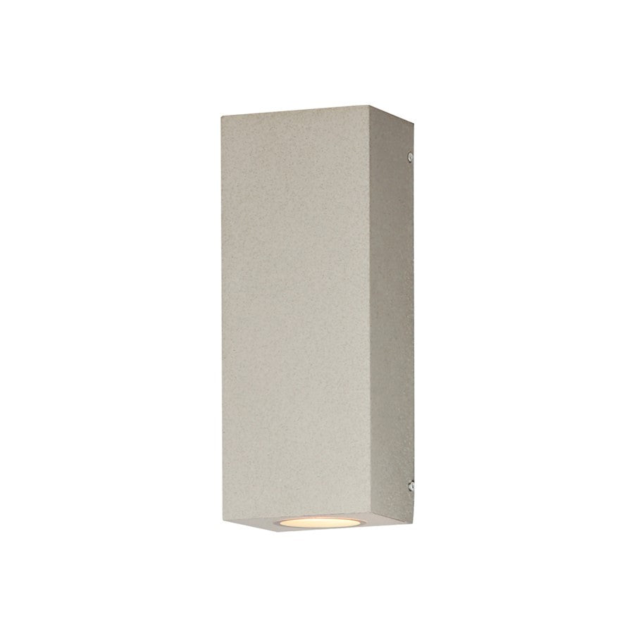 ET2 Lighting Pilar 2 Light LED Outdoor Wall Sconce, Sandstone