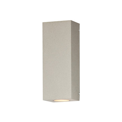 ET2 Lighting Pilar 2 Light LED Outdoor Wall Sconce, Sandstone