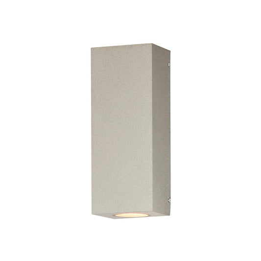 ET2 Lighting Pilar 2 Light LED Outdoor Wall Sconce, Sandstone