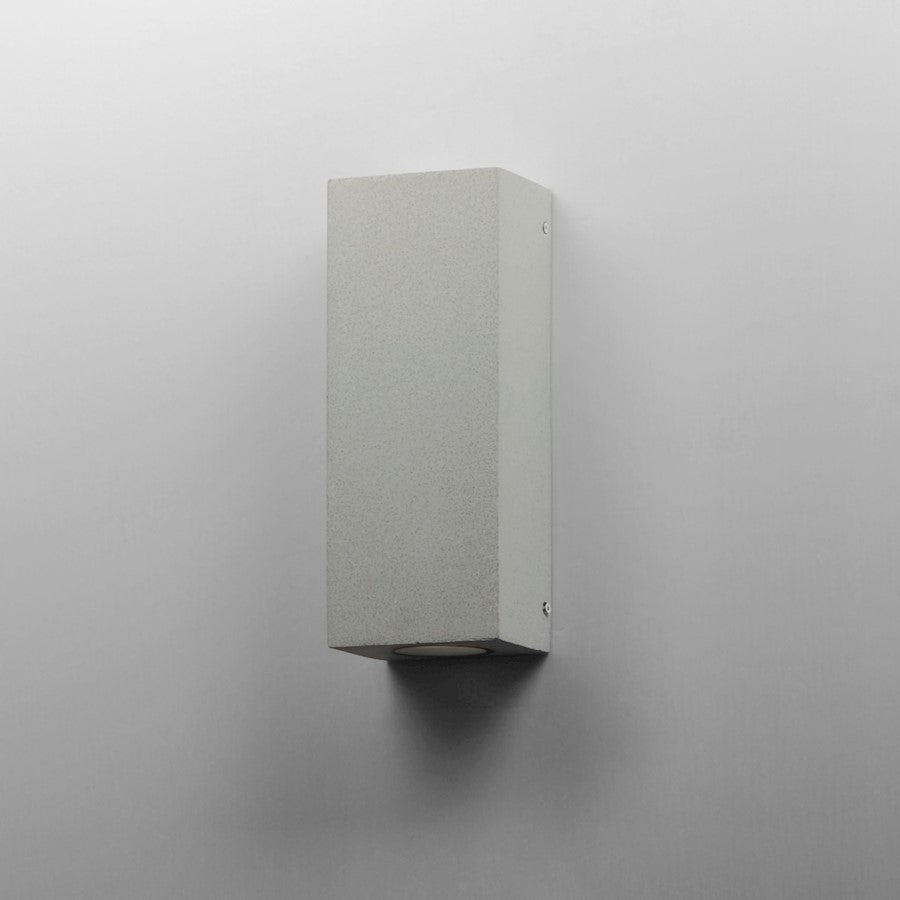 ET2 Lighting Pilar 2 Light LED Outdoor Wall Sconce, Sandstone