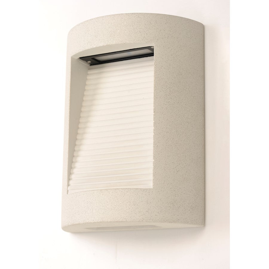ET2 Lighting Boardwalk LED 2-Light Outdoor Wall Sconce in Sandstone