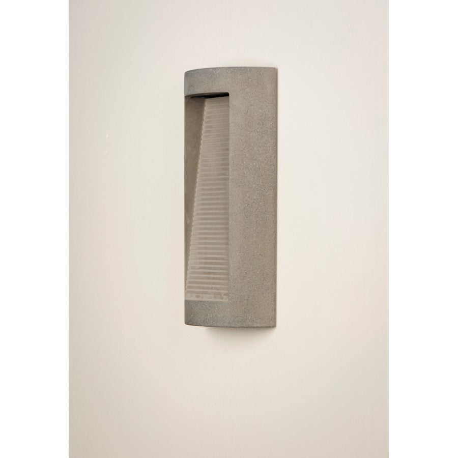ET2 Lighting Boardwalk LED 2-Light Outdoor Wall Sconce in Greystone
