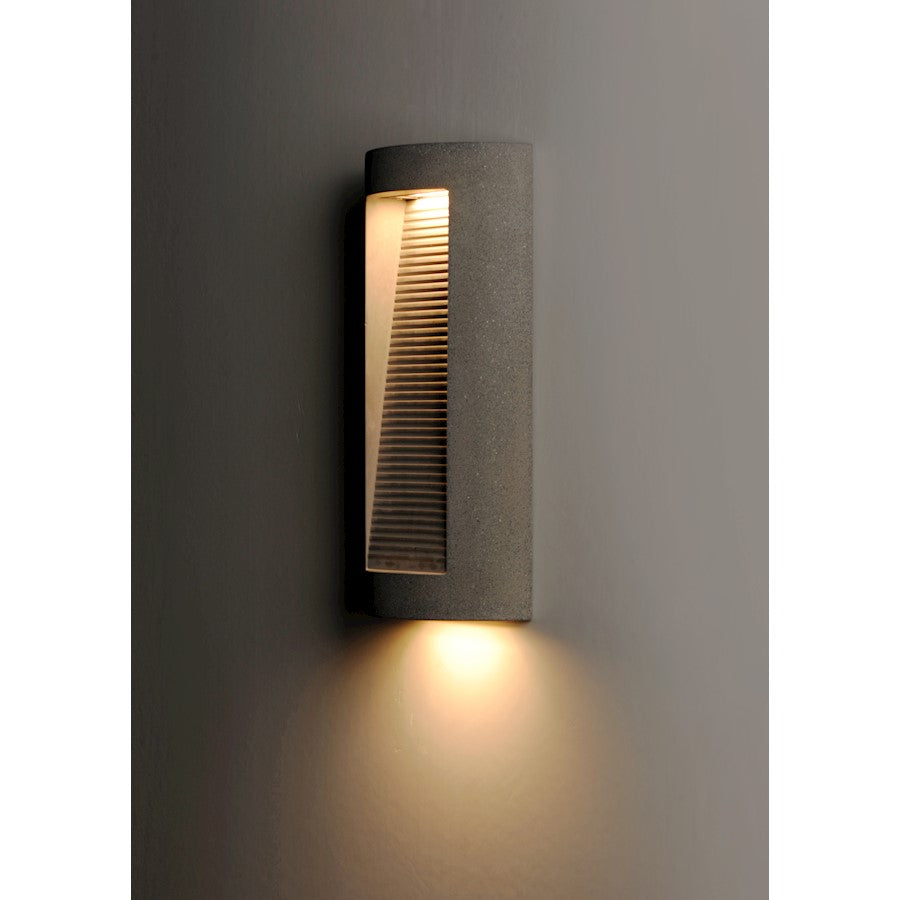 ET2 Lighting Boardwalk LED 2-Light Outdoor Wall Sconce in Greystone