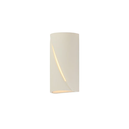 ET2 Lighting Puff 1 Light 12" LED Outdoor Wall Sconce, Chaulk White