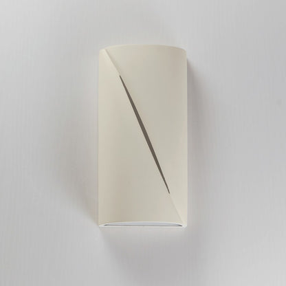 ET2 Lighting Puff 1 Light 12" LED Outdoor Wall Sconce, Chaulk White