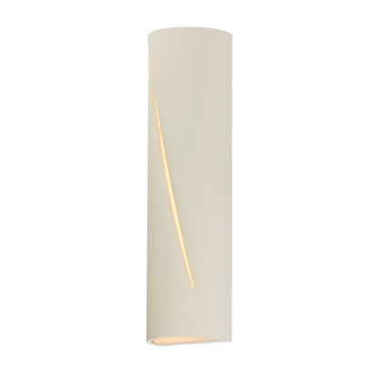 ET2 Lighting Puff 1 Light 22" LED Outdoor Wall Sconce, Chaulk White