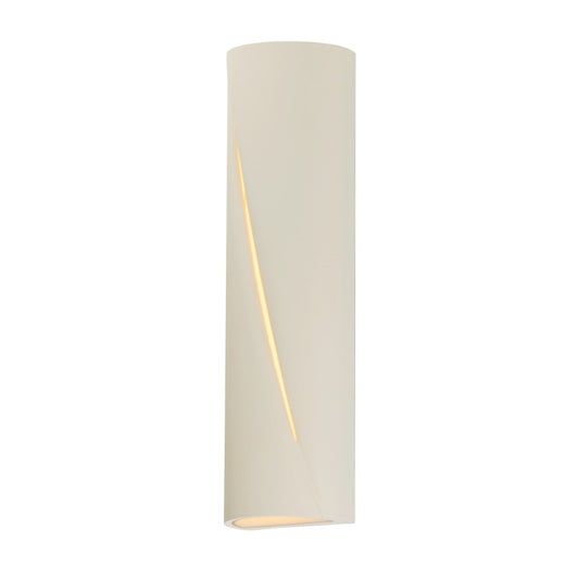 ET2 Lighting Puff 1 Light 22" LED Outdoor Wall Sconce, Chaulk White
