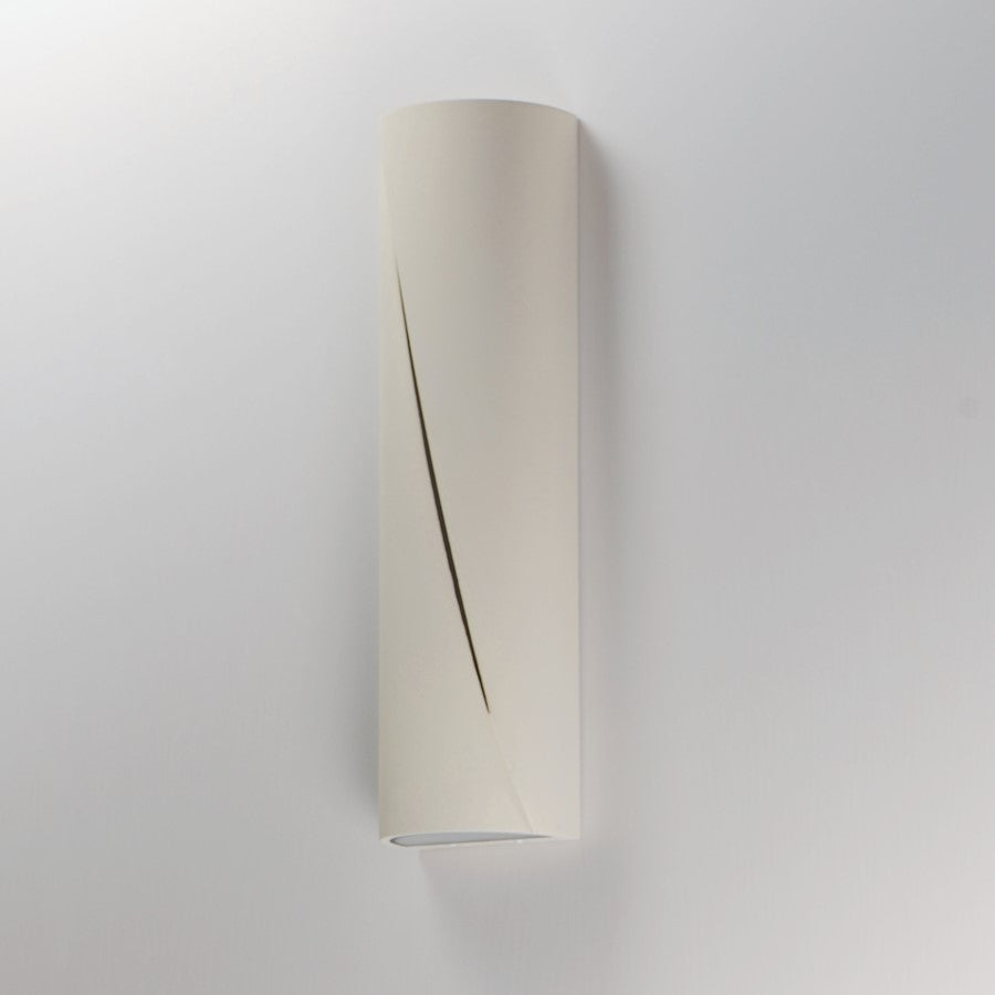 ET2 Lighting Puff 1 Light 22" LED Outdoor Wall Sconce, Chaulk White