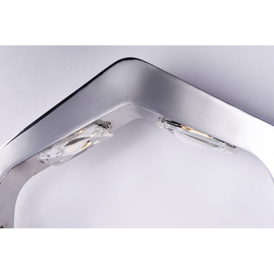 ET2 Lighting Boulder-Wall Sconce, Polished Chrome