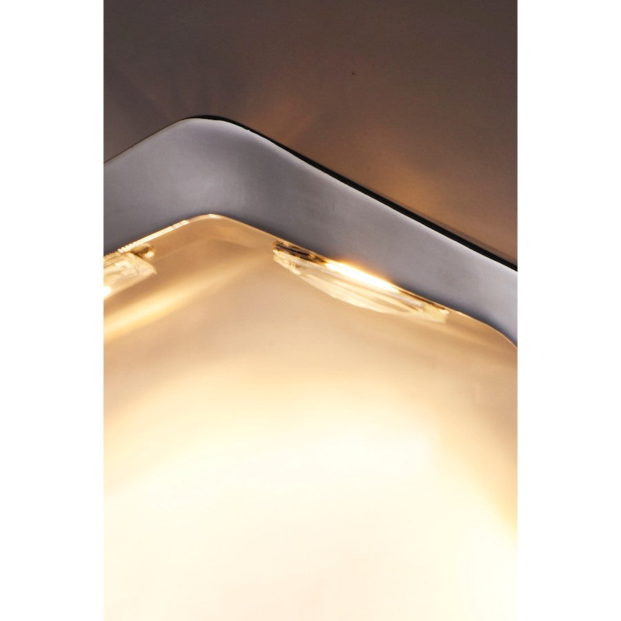 ET2 Lighting Boulder-Wall Sconce, Polished Chrome