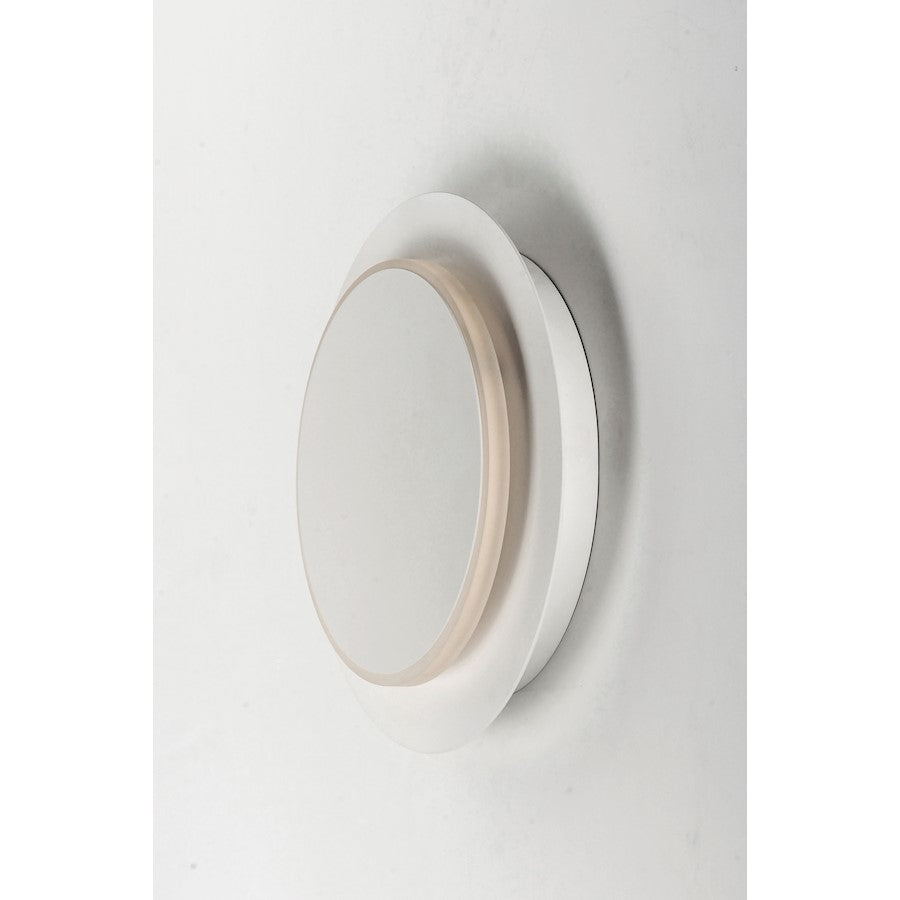 ET2 Lighting Revolver LED Flush Mount/Wall Sconce, Matte White