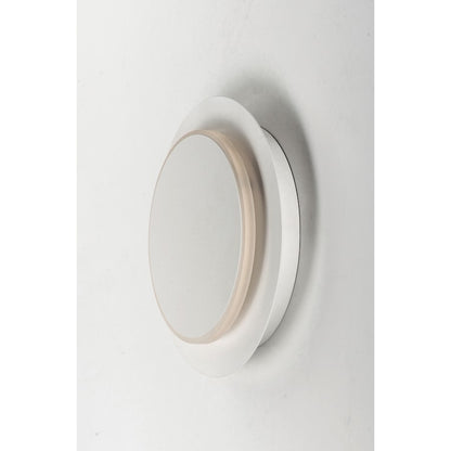 ET2 Lighting Revolver LED Flush Mount/Wall Sconce, Matte White