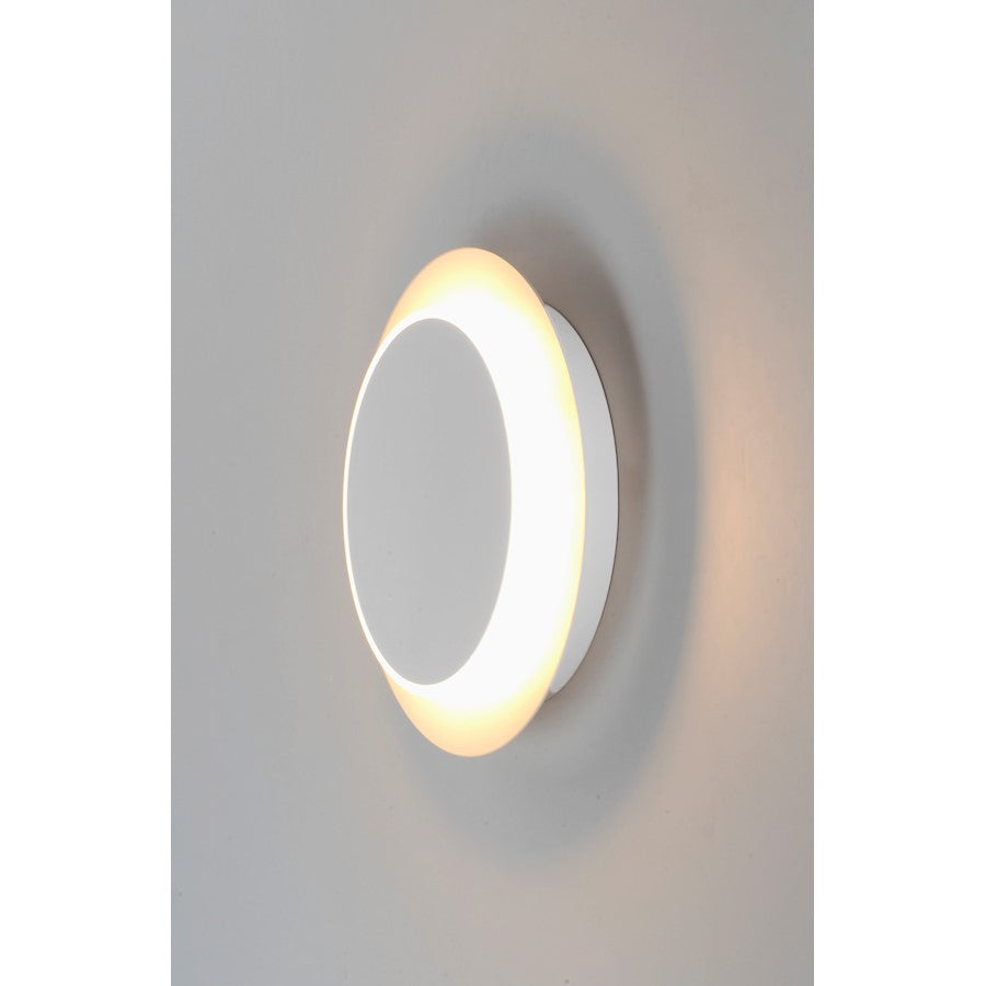 ET2 Lighting Revolver LED Flush Mount/Wall Sconce, Matte White