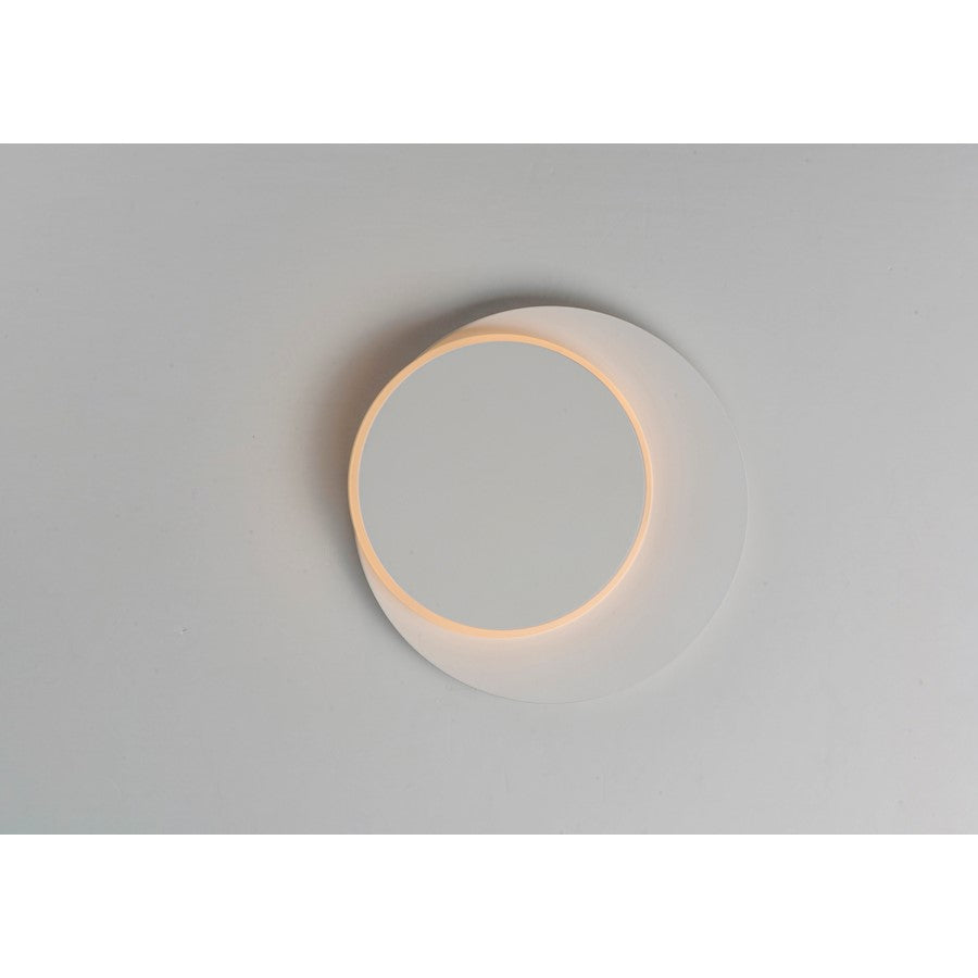 ET2 Lighting Revolver LED Flush Mount/Wall Sconce, Matte White