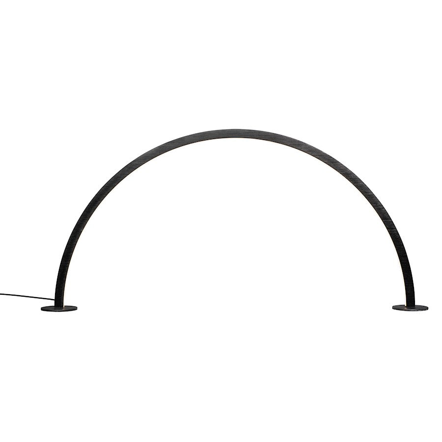 ET2 Lighting Arc 1-Light Large LED Table Lamp, Brushed Black