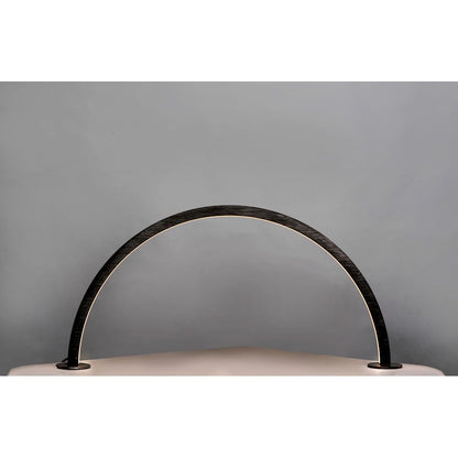 ET2 Lighting Arc 1-Light Large LED Table Lamp, Brushed Black
