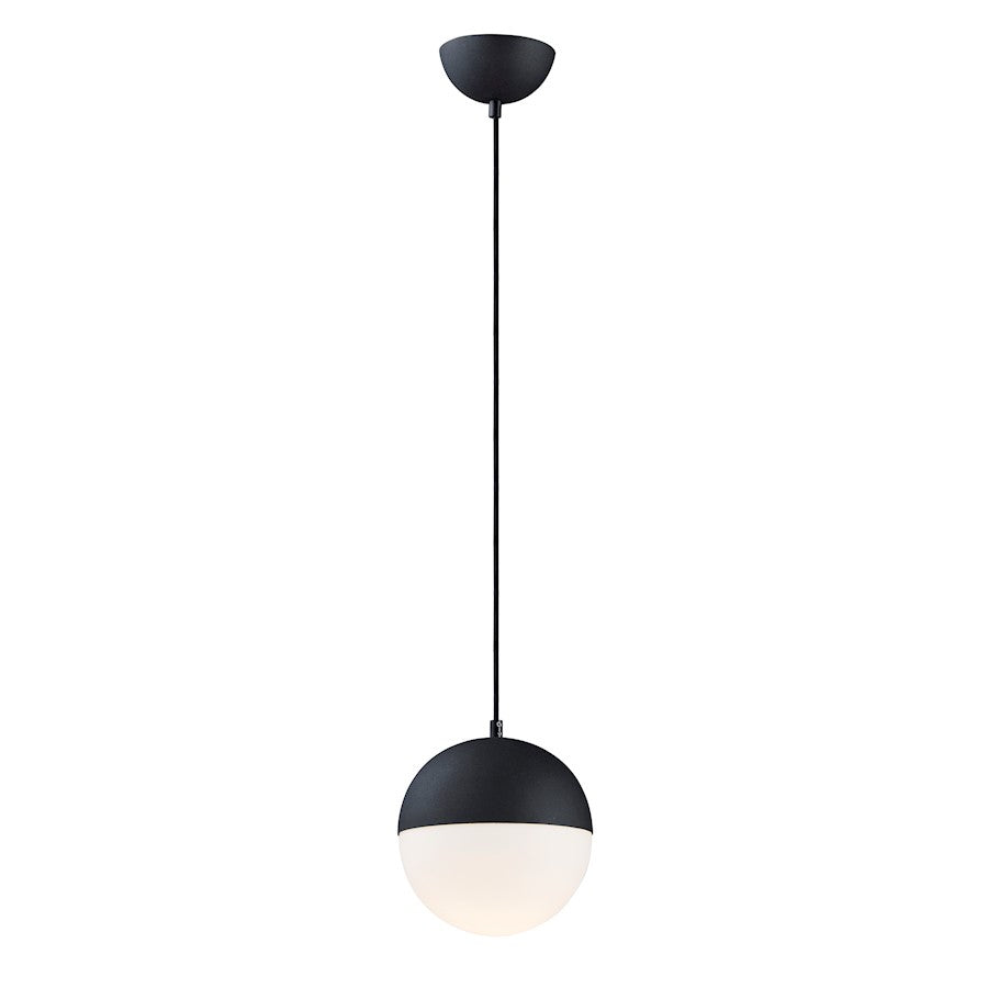 ET2 Lighting Half Moon Small LED Pendant, Black