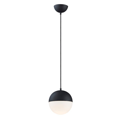 ET2 Lighting Half Moon Small LED Pendant, Black