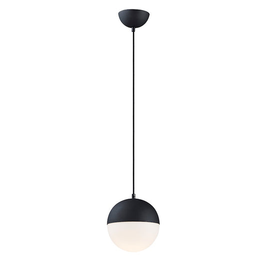 ET2 Lighting Half Moon Small LED Pendant, Black