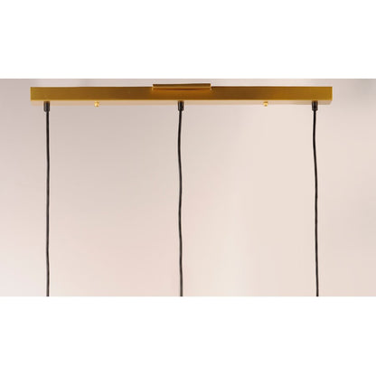 ET2 Lighting Half Moon LED 3-Light Large Pendant, Metallic Gold