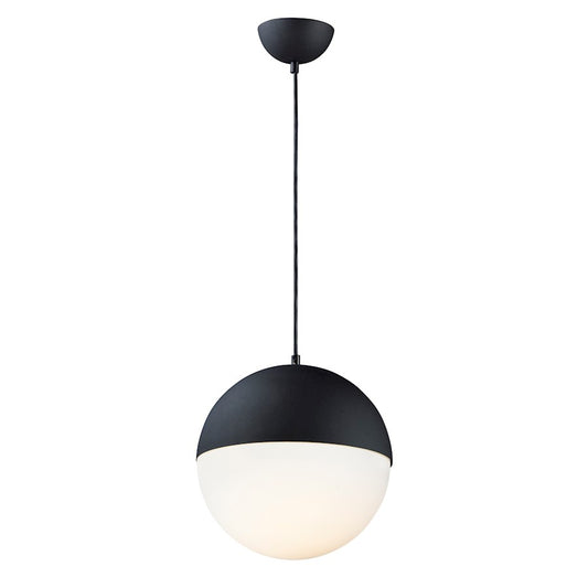 ET2 Lighting Half Moon Large LED Pendant, Black