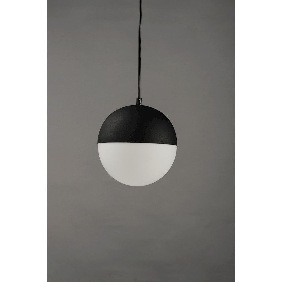 ET2 Lighting Half Moon Large LED Pendant, Black