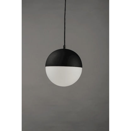 ET2 Lighting Half Moon Large LED Pendant, Black