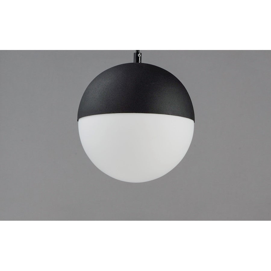 ET2 Lighting Half Moon Large LED Pendant, Black